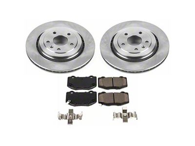 PowerStop OE Replacement Brake Rotor and Pad Kit; Rear (14-19 Corvette C7 Stingray w/ Standard JL9 Brake Package)