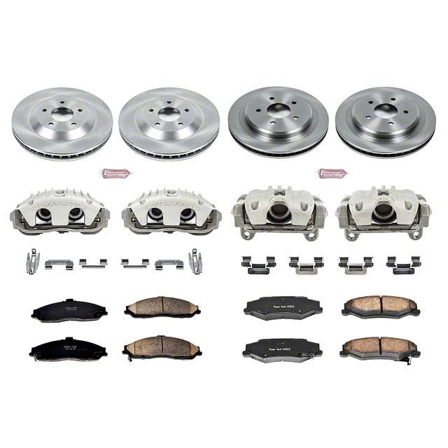 PowerStop Corvette OE Replacement Brake Rotor, Pad and Caliper Kit