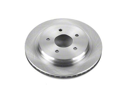 PowerStop OE Stock Replacement Rotor; Rear Driver Side (97-04 Corvette C5; 05-13 Corvette C6 Base w/ Standard Brake Package)