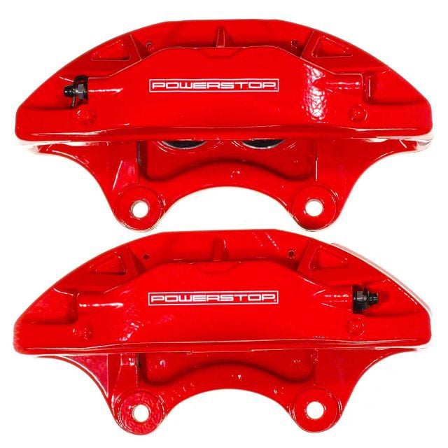 PowerStop Corvette Performance Front Brake Calipers; Red S15038 (1419