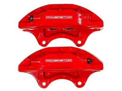 PowerStop Performance Front Brake Calipers; Red (14-19 Corvette C7 Stingray w/ J55 Brake Package)