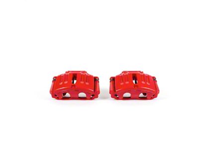 PowerStop Performance Front Brake Calipers; Red (05-09 Corvette C6 w/ Z51 Brake Package; 10-11 Corvette C6 Base w/ MagneRide; 12-13 Corvette C6 Base w/ Heavy Duty Brake Package)