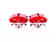 PowerStop Performance Front Brake Calipers; Red (05-13 Corvette C6 Base w/ Standard Brake Package & w/o Corvette Logo on Calipers)