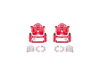 PowerStop Performance Rear Brake Calipers; Red (97-04 Corvette C5; 05-13 Corvette C6 Base w/ Standard Brake Package)