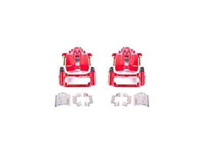 PowerStop Performance Rear Brake Calipers; Red (97-04 Corvette C5; 05-13 Corvette C6 Base w/ Standard Brake Package)