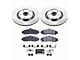 PowerStop Track Day Brake Rotor and Pad Kit; Front (05-13 Corvette C6 Base w/ Standard Brake Package)
