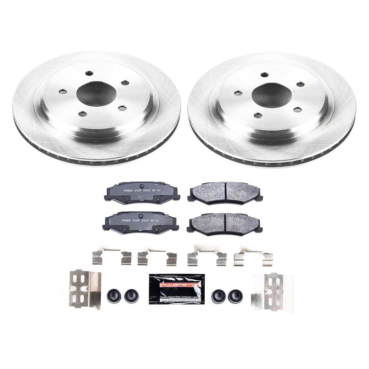 PowerStop Corvette Track Day Brake Rotor and Pad Kit; Rear TDBK1563 (97