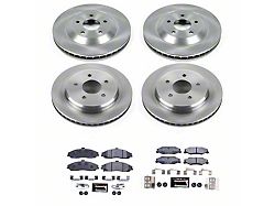 PowerStop Track Day Brake Rotor and Pad Kit; Front and Rear (97-04 Corvette C5)