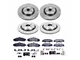 PowerStop Track Day Brake Rotor and Pad Kit; Front and Rear (05-09 Corvette C6 w/ Z51 Brake Package; 10-11 Corvette C6 Base w/ MagneRide; 12-13 Corvette C6 Base w/ Heavy Duty Brake Package)