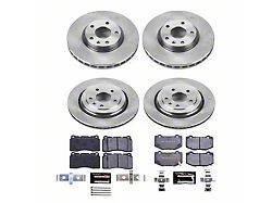 PowerStop Track Day Brake Rotor and Pad Kit; Front and Rear (14-16 Corvette C7 Stingray w/ Standard JL9 Brake Package)