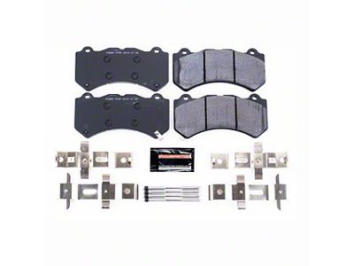 PowerStop Track Day Carbon-Fiber Metallic Brake Pads; Front Pair (15-19 Corvette C7 Grand Sport & Z06 w/o Z07 Brake Package)