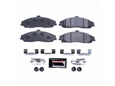 PowerStop Track Day Carbon-Fiber Metallic Brake Pads; Front Pair (97-04 Corvette C5; 05-13 Corvette C6 Base)