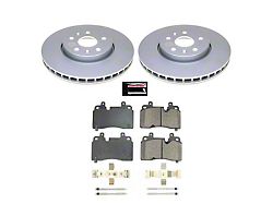 PowerStop Z17 Evolution Coated Brake Rotor and Ceramic Pad Kit; Front (20-26 Corvette C8 Stingray w/o Z51 Brake Package)