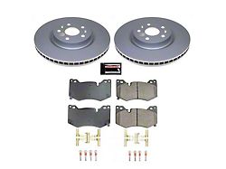 PowerStop Z17 Evolution Coated Brake Rotor and Ceramic Pad Kit; Front (20-26 Corvette C8 Stingray w/ Z51 Brake Package)