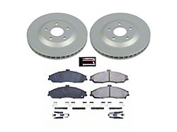 PowerStop Z17 Evolution Plus Brake Rotor and Pad Kit; Front (97-04 Corvette C5)