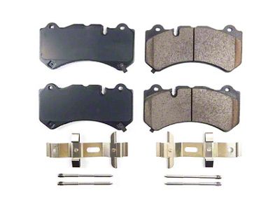 PowerStop Z17 Evolution Plus Clean Ride Ceramic Brake Pads; Front Pair (23-26 Corvette C8 Z06 w/o Z07 Package)