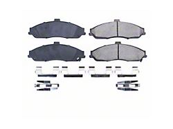 PowerStop Z17 Evolution Plus Clean Ride Ceramic Brake Pads; Front Pair (97-04 Corvette C5; 05-13 Corvette C6 Base)
