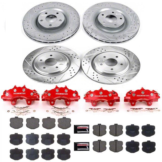 PowerStop Corvette Z23 Evolution Brake Rotor, Pad and Caliper Kit