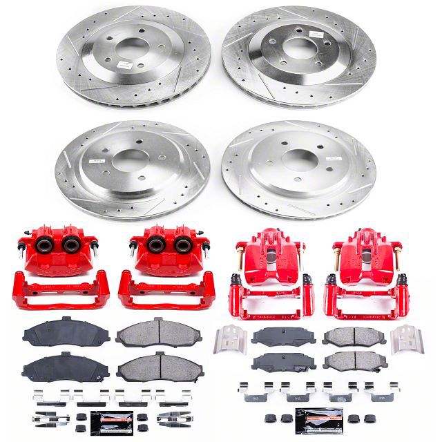 PowerStop Corvette Z23 Evolution Brake Rotor, Pad and Caliper Kit