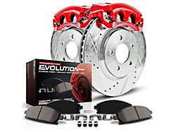 PowerStop Z23 Evolution Sport Brake Rotor, Pad and Caliper Kit; Rear (97-04 Corvette C5; 05-13 Corvette C6 Base w/ Standard Brake Package)