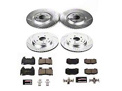 PowerStop Z23 Evolution Sport Brake Rotor and Pad Kit; Front and Rear (14-19 Corvette C7 Stingray w/ J55 Brake Package)