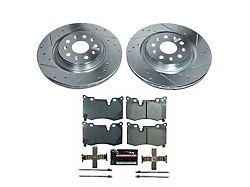 PowerStop Z23 Evolution Sport Brake Rotor and Pad Kit; Rear (20-26 Corvette C8 Stingray w/o Z51 Brake Package)