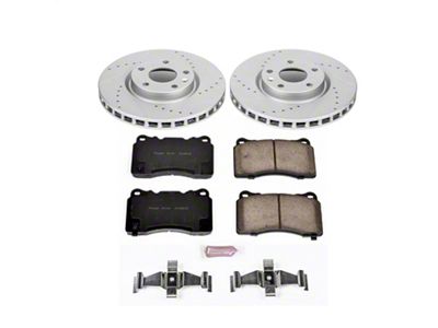 PowerStop Z23 Evolution Sport Brake Rotor and Pad Kit; Front (14-16 Corvette C7 Stingray w/ Standard JL9 Brake Package)