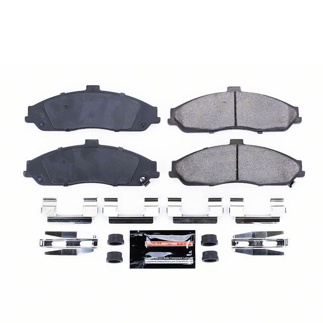 PowerStop Corvette Z23 Evolution Sport CarbonFiber Ceramic Brake Pads; Front Pair Z23731 (97