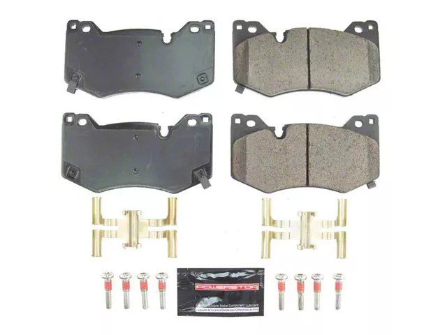 PowerStop Z23 Evolution Sport Carbon-Fiber Ceramic Brake Pads; Front Pair (20-24 Corvette C8 Stingray w/ Z51 Brake Package)