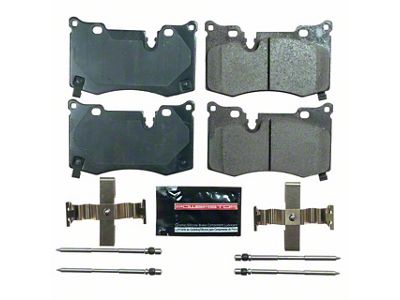 PowerStop Z23 Evolution Sport Carbon-Fiber Ceramic Brake Pads; Rear Pair (20-24 Corvette C8 Stingray w/o Z51 Brake Package)