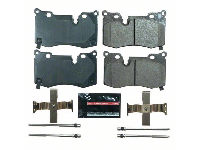 PowerStop Z23 Evolution Sport Carbon-Fiber Ceramic Brake Pads; Rear Pair (20-24 Corvette C8 Stingray w/o Z51 Brake Package)