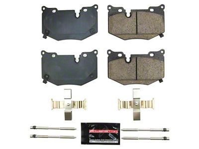 PowerStop Z23 Evolution Sport Carbon-Fiber Ceramic Brake Pads; Rear Pair (20-25 Corvette C8 Stingray w/ Z51 Brake Package)