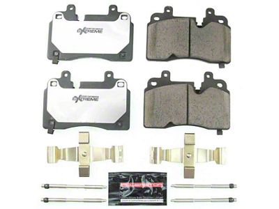 PowerStop Z26 Street Performance Carbon-Fiber Ceramic Brake Pads; Front Pair (20-25 Corvette C8 Stingray w/o Z51 Brake Package)