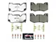 PowerStop Z26 Street Performance Carbon-Fiber Ceramic Brake Pads; Front Pair (20-24 Corvette C8 Stingray w/ Z51 Brake Package)