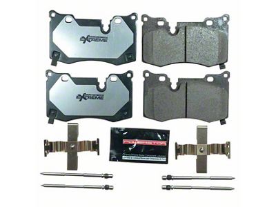 PowerStop Z26 Street Performance Carbon-Fiber Ceramic Brake Pads; Rear Pair (20-24 Corvette C8 Stingray w/o Z51 Brake Package)