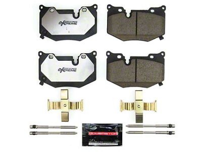 PowerStop Z26 Street Performance Carbon-Fiber Ceramic Brake Pads; Rear Pair (20-25 Corvette C8 Stingray w/ Z51 Brake Package)
