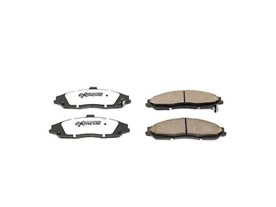 PowerStop Z26 Street Performance Carbon-Fiber Ceramic Brake Pads; Front Pair (97-04 Corvette C5; 05-13 Corvette C6 Base)