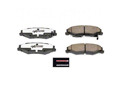 PowerStop Z26 Street Performance Carbon-Fiber Ceramic Brake Pads; Rear Pair (97-04 Corvette C5; 05-13 Corvette C6 Base)