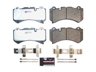 PowerStop Z26 Street Performance Carbon-Fiber Ceramic Brake Pads; Front Pair (23-26 Corvette C8 Z06 w/o Z07 Package)