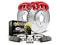 PowerStop Z26 Street Warrior Brake Rotor, Pad and Caliper Kit; Rear (97-04 Corvette C5; 05-13 Corvette C6 Base w/ Standard Brake Package)