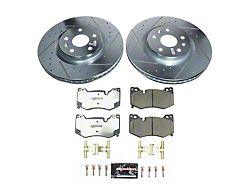 PowerStop Z26 Street Warrior Brake Rotor and Pad Kit; Front (20-26 Corvette C8 Stingray w/ Z51 Brake Package)
