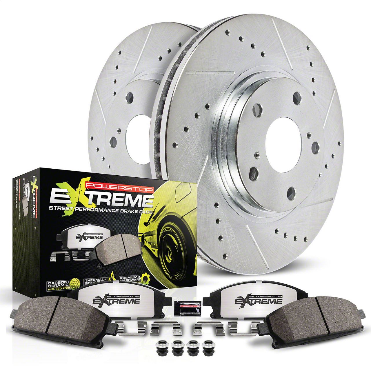 トップス wake sapporo / POLATEC Power Stretch / M PowerStop Corvette Z23 Evolution Sport Brake Rotor and Pad