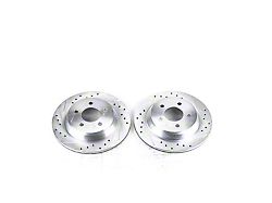 PowerStop Evolution Cross-Drilled and Slotted Rotors; Rear Pair (94-04 Mustang Cobra, Bullitt, Mach 1)