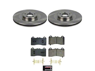 PowerStop OE Replacement Brake Rotor and Pad Kit; Front (21-25 Mustang Mach-E GT w/ Performance Pack)