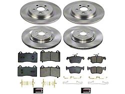 PowerStop OE Replacement Brake Rotor and Pad Kit; Front and Rear (21-25 Mustang Mach-E GT w/ Performance Pack)