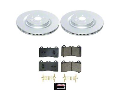 PowerStop Z17 Evolution Plus Brake Rotor and Pad Kit; Front (21-25 Mustang Mach-E GT w/ Performance Pack)