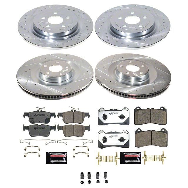 PowerStop Mach-E Z26 Street Warrior Brake Rotor and Pad Kit
