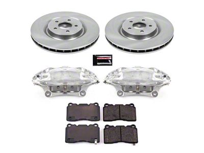 PowerStop OE Replacement Brake Rotor, Pad and Caliper Kit; Front (11-14 Mustang GT w/ Performance Pack; 12-13 Mustang BOSS 302; 07-12 Mustang GT500)