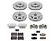 PowerStop OE Replacement Brake Rotor, Pad and Caliper Kit; Front and Rear (11-14 Mustang GT w/ Performance Pack; 12-13 Mustang BOSS 302)