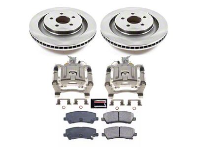 PowerStop OE Replacement Brake Rotor, Pad and Caliper Kit; Rear (15-23 Mustang GT, EcoBoost w/ Performance Pack)